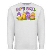 Oatmeal Heather hoppy easter Premium Sweatshirt - MaliasSmallBusiness