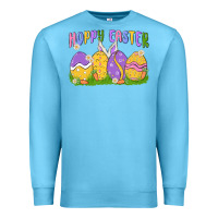 Ocean Blue hoppy easter Premium Sweatshirt - MaliasSmallBusiness