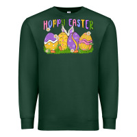 Sports Green hoppy easter Premium Sweatshirt - MaliasSmallBusiness