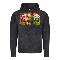 Vintage Black Christmas gnome coffee cups Vintage Hoodie - Zillion Design Studio