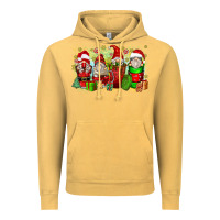Vintage Mustard Christmas gnome coffee cups Vintage Hoodie - Zillion Design Studio