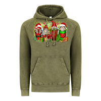 Vintage Olive Christmas gnome coffee cups Vintage Hoodie - Zillion Design Studio