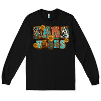 Black western mama vibes Long Sleeve Tee - FaDigitalArtStudio