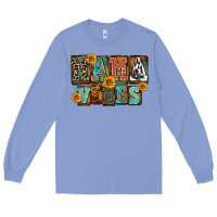 Colony Blue western mama vibes Long Sleeve Tee - FaDigitalArtStudio