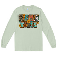 Matcha western mama vibes Long Sleeve Tee - FaDigitalArtStudio