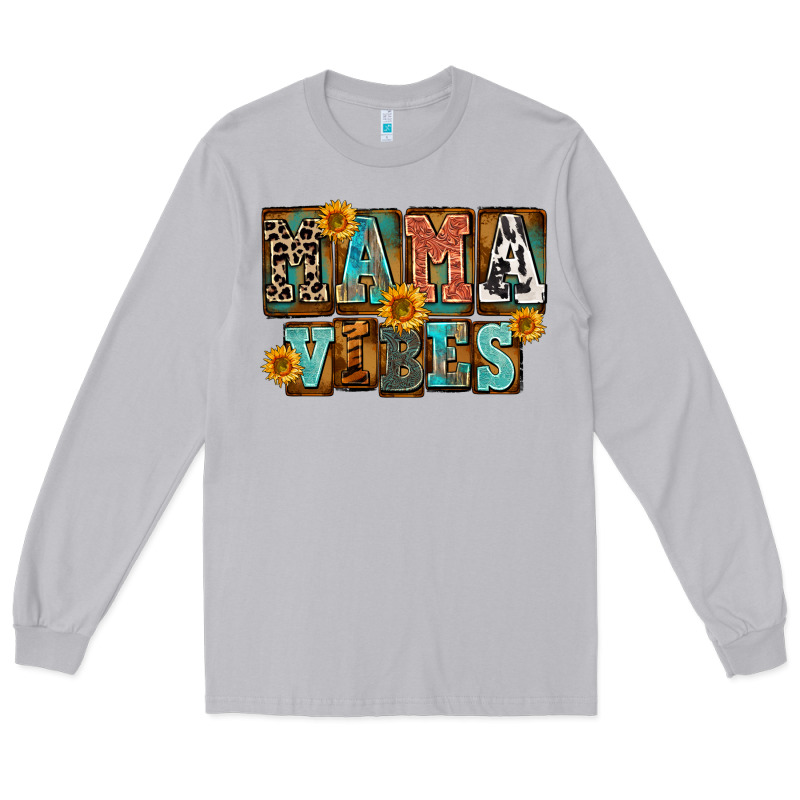 Western Mama Vibes Long Sleeve Tee by FaDigitalArtStudio | Teevron