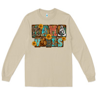 Mushroom western mama vibes Long Sleeve Tee - FaDigitalArtStudio