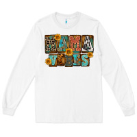 White western mama vibes Long Sleeve Tee - FaDigitalArtStudio