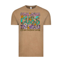 Vintage Coffee some moms cuss too much mothers day Vintage Tee - texasbilliewilder