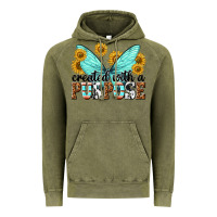 Vintage Olive created with a purpose Vintage Hoodie - texasbilliewilder