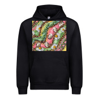 Black Easter Quail Egg And Daisy Urban Hoodie - RanaPortraitStore