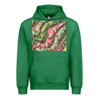Emerald Easter Quail Egg And Daisy Urban Hoodie - RanaPortraitStore