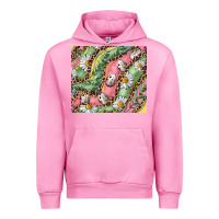 Fuchsia Pink Easter Quail Egg And Daisy Urban Hoodie - RanaPortraitStore