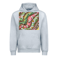 Heather Grey Easter Quail Egg And Daisy Urban Hoodie - RanaPortraitStore