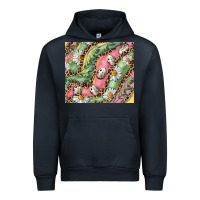 Navy Easter Quail Egg And Daisy Urban Hoodie - RanaPortraitStore