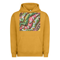 Pigment Peanut Butter Easter Quail Egg And Daisy Urban Hoodie - RanaPortraitStore