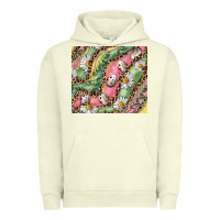 Pigment Pistachio Easter Quail Egg And Daisy Urban Hoodie - RanaPortraitStore