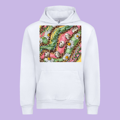 Easter Quail Egg And Daisy Urban Hoodie Designed By Ranaportraitstore