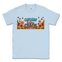 Dusty Blue caffeine before chaos 16oz libbey cup Classic Tee - HRA Design Shop