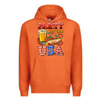 Carrot party in the usa Premium Hoodie - AdoDesignShop