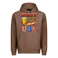 Chestnut party in the usa Premium Hoodie - AdoDesignShop