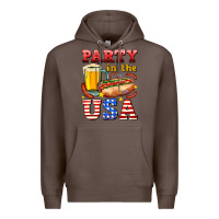 Coffee party in the usa Premium Hoodie - AdoDesignShop
