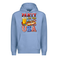 Colony Blue party in the usa Premium Hoodie - AdoDesignShop