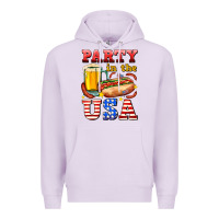Lilac party in the usa Premium Hoodie - AdoDesignShop