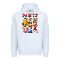 White party in the usa Premium Hoodie - AdoDesignShop