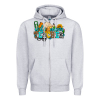 Wife Mom Teacher With Sunflowers Zipper Hoodie | Teevron