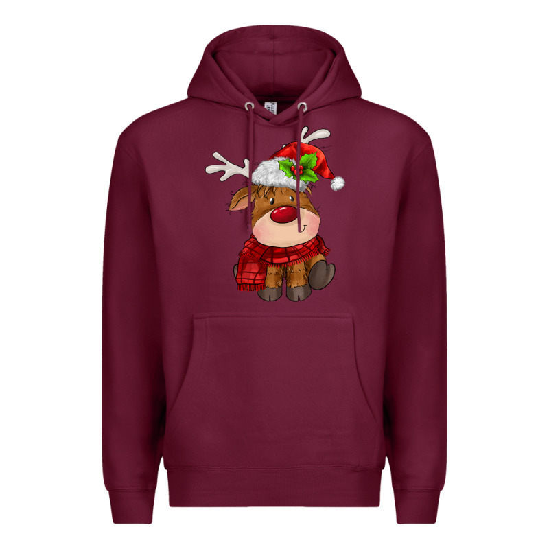 Christmas Baby Deer Premium Hoodie by MaliasSmallBusiness | Teevron