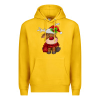 Lemon christmas baby deer Premium Hoodie - MaliasSmallBusiness