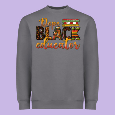 Heavyweight Sweatshirt dope black educator