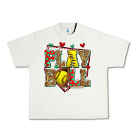 Pistachio play ball softball Urban Heavy Tee - Zillion Design Studio