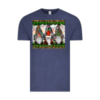 Vintage Denim gnomes Christmas Vintage Tee - RanaPortraitStore