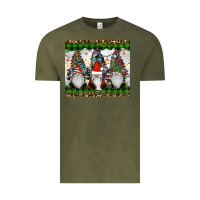 Vintage Olive gnomes Christmas Vintage Tee - RanaPortraitStore