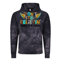 Cloud Black dont stop believing Vintage Hoodie - texasbilliewilder