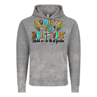 Cloud Rock dont stop believing Vintage Hoodie - texasbilliewilder