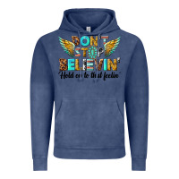 Vintage Denim dont stop believing Vintage Hoodie - texasbilliewilder