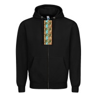 Black dinosaur brontosaurus pen wrap Zipper Hoodie - Artiststas