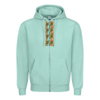 Seafoam dinosaur brontosaurus pen wrap Zipper Hoodie - Artiststas