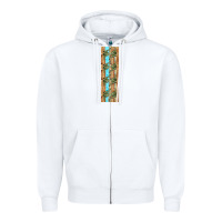White dinosaur brontosaurus pen wrap Zipper Hoodie - Artiststas
