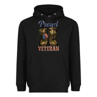 Black proud veteran camo shoes Heavyweight Hoodie - Jasminsmagicworld