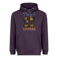 Plum proud veteran camo shoes Heavyweight Hoodie - Jasminsmagicworld