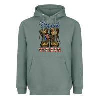 Proud Veteran Camo Shoes Heavyweight Hoodie | Teevron