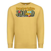 Antique Gold transportation squad Premium Sweatshirt - MaliasSmallBusiness