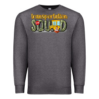 Charcoal Heather transportation squad Premium Sweatshirt - MaliasSmallBusiness