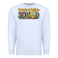 White transportation squad Premium Sweatshirt - MaliasSmallBusiness