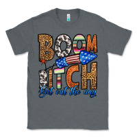Charcoal Heather boom bitch get out the way Classic Tee - HRA Design Shop
