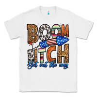 White boom bitch get out the way Classic Tee - HRA Design Shop